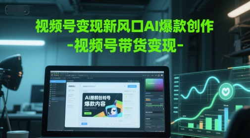 视频号变现新风口AI爆款创作-视频号带货变现-米创网