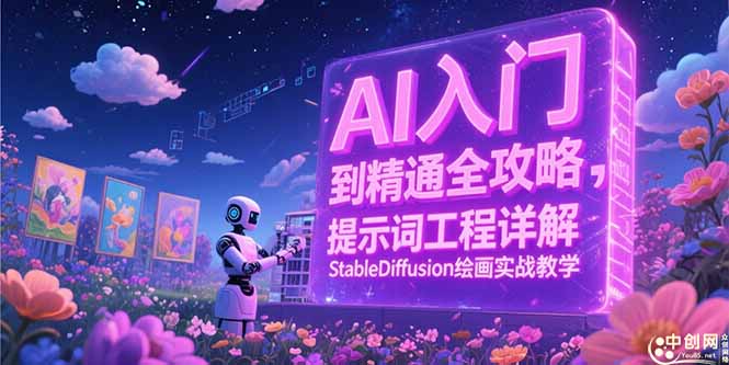 AI入门到精通全攻略，提示词工程详解，StableDiffusion绘画实战教学-米创网