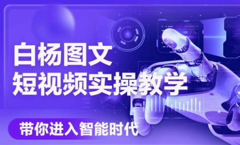 白杨老师·Ai图文短视频实操课(更新6月)-米创网