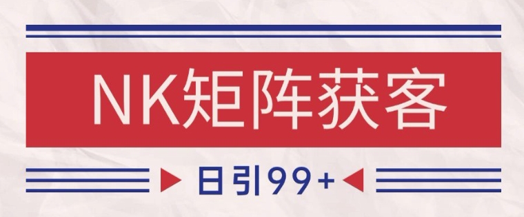 小红书某音NK赛道引流获客 自热矩阵日引200+【揭秘】-米创网