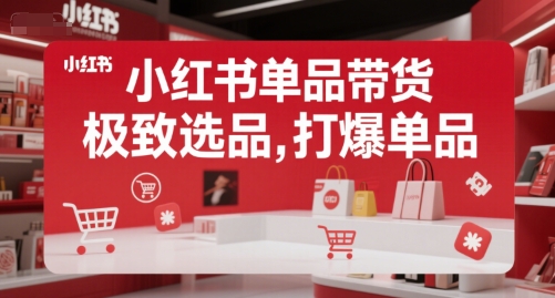 小红书单品带货，极致选品，打爆单品-多米网络
