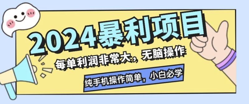 2024暴利项目,闲鱼无货源,每单利润非常大,无脑操作,小白必学-申水仓